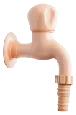 Peach Classic Series garden tap
