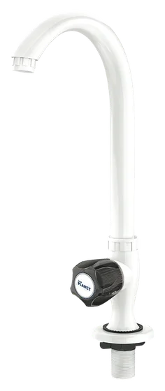 Table-mounted sink faucet with M-handle